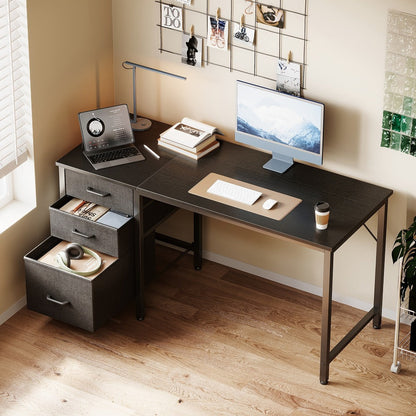 Fabric Computer Desk, Writing and Study Desk for Work, Display, and Everyday Use detail image - detail view 5