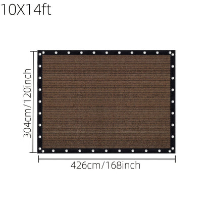 Shade Cloth shown in the 10X14ft option