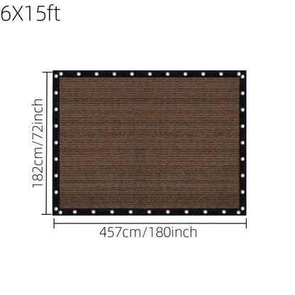 Shade Cloth shown in the 6X15ft option