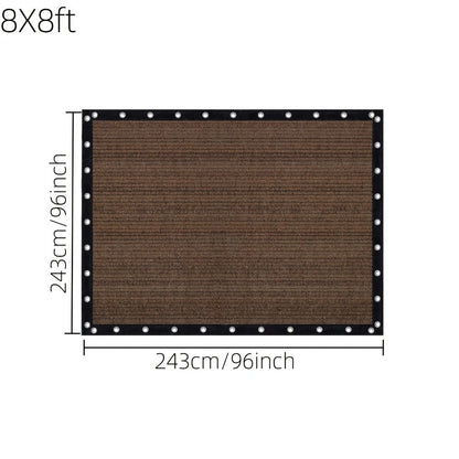 Fabric HDPE Outdoor Patio Roller Shade with UV Protection and Reinforced Corners detail image - detail view 14