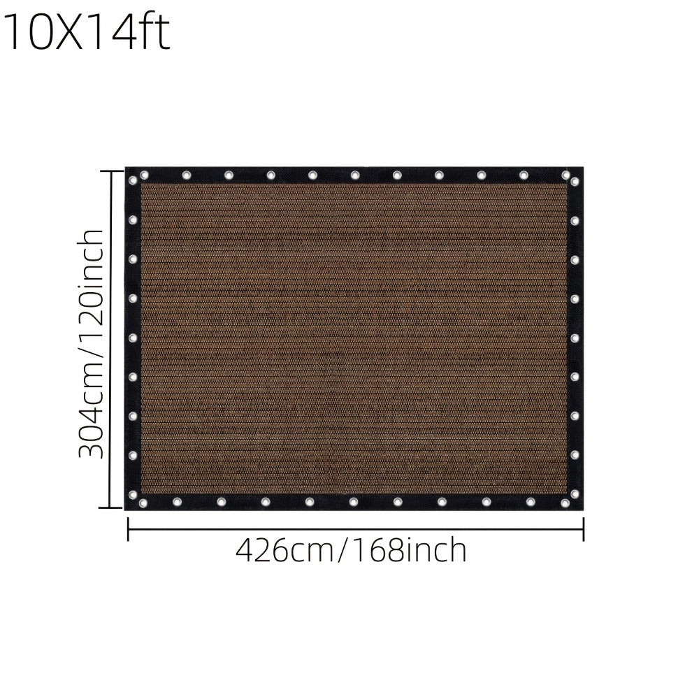 Fabric HDPE Outdoor Patio Roller Shade with UV Protection and Reinforced Corners detail image - detail view 21