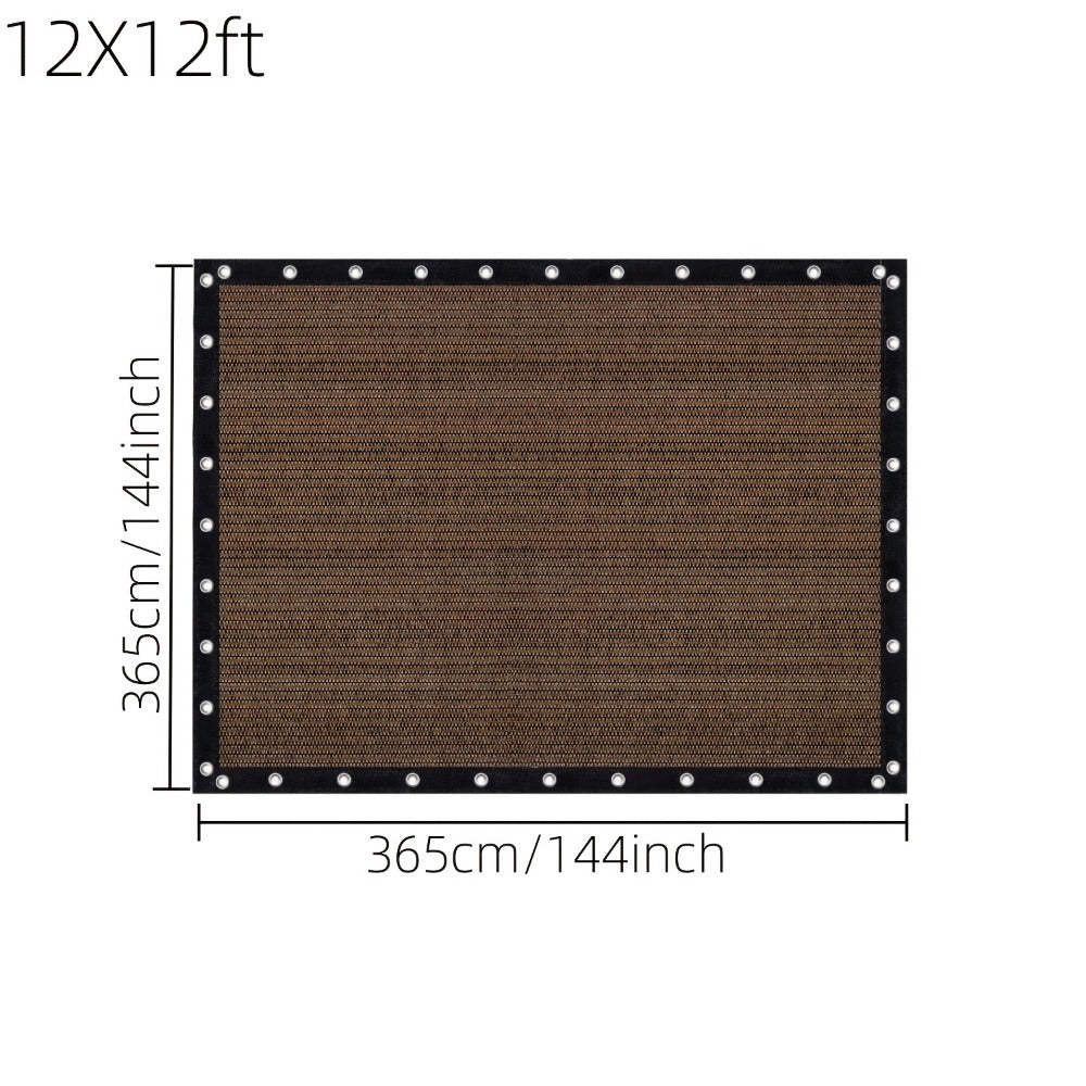 Fabric HDPE Outdoor Patio Roller Shade with UV Protection and Reinforced Corners detail image - detail view 24