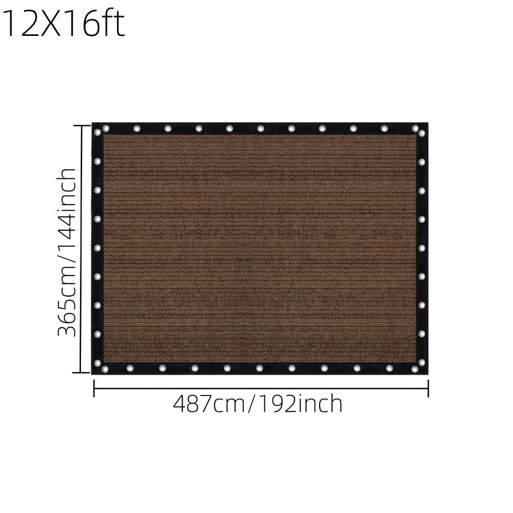 Fabric HDPE Outdoor Patio Roller Shade with UV Protection and Reinforced Corners detail image - detail view 25