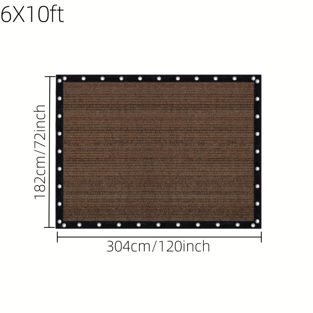 Fabric HDPE Outdoor Patio Roller Shade with UV Protection and Reinforced Corners detail image - detail view 6