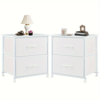 Fabric Nightstand, Bedroom Side Table for Practical Everyday Home Use detail image - detail view 12
