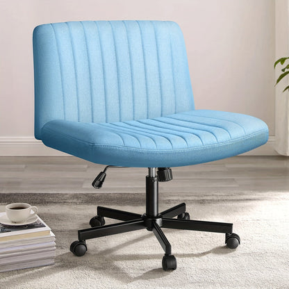 Office Chair shown in the Blue option