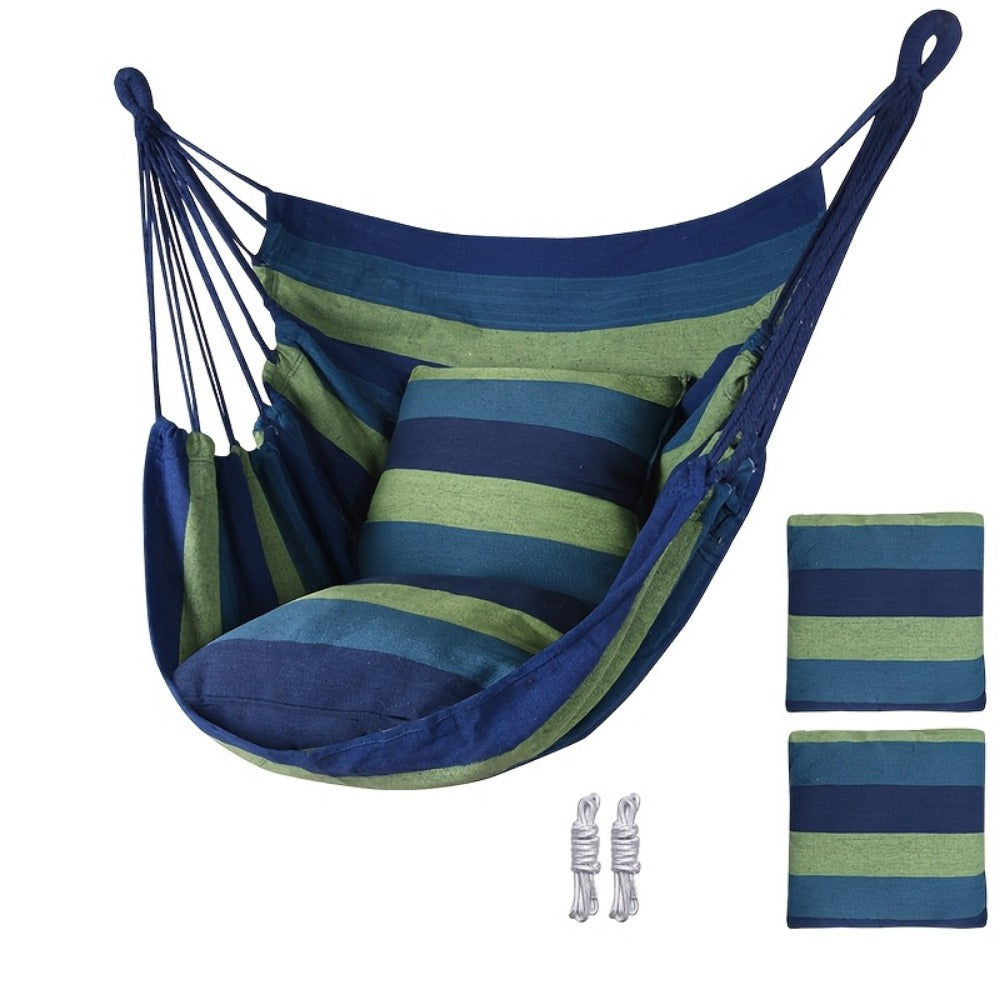 Fabric Swing Chair with Two Cushions and Multiple Color Options for Patio detail image - detail view 7