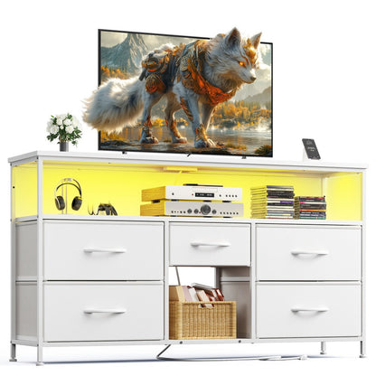 Fabric TV Stand, Media Console Cabinet for Practical Everyday Home Use detail image - detail view 10