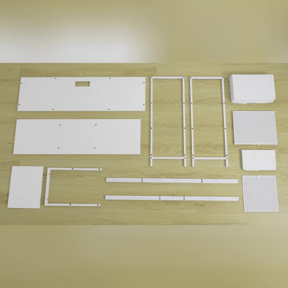Fabric TV Stand, Media Console Cabinet for Practical Everyday Home Use detail image - detail view 15