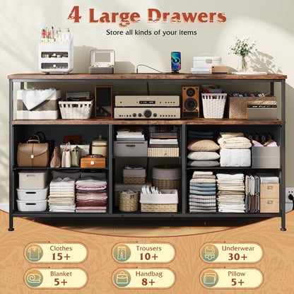 Fabric TV Stand, Media Console Cabinet for Practical Everyday Home Use detail image - detail view 18