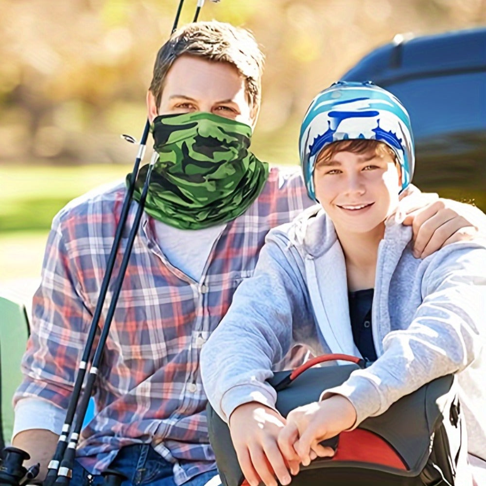 Face Masks & Balaclavas - Mask 12 Pack Unisex UV Sun Protection Windproof Breathable Balaclava Neck - product detail view 7