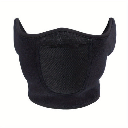 Face Masks & Balaclavas - Ski Mask Winter Windproof Thermal Half Mask Adjustable Neck Warmer - product detail view 3