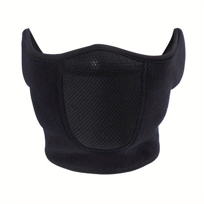Face Masks & Balaclavas - Ski Mask Winter Windproof Thermal Half Mask Adjustable Neck Warmer - product detail view 11