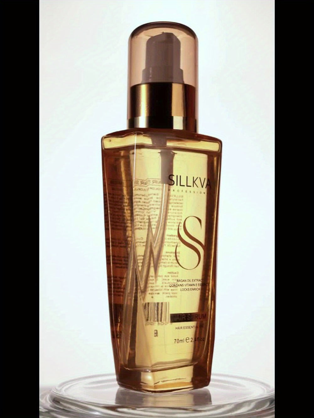 Extra Strength Argan Oil Hair Serum with Vitamin E – Deep Moisturizing Repair for Dry Frizzy Damaged Coarse Hair