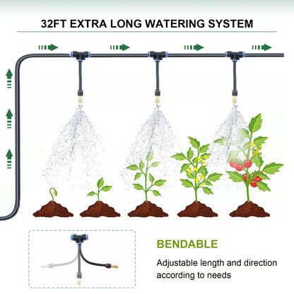 Greenhouse with Watering System for Garden, Patio and Yard Use, with the Listed Configuration