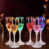 6 champagne glasses