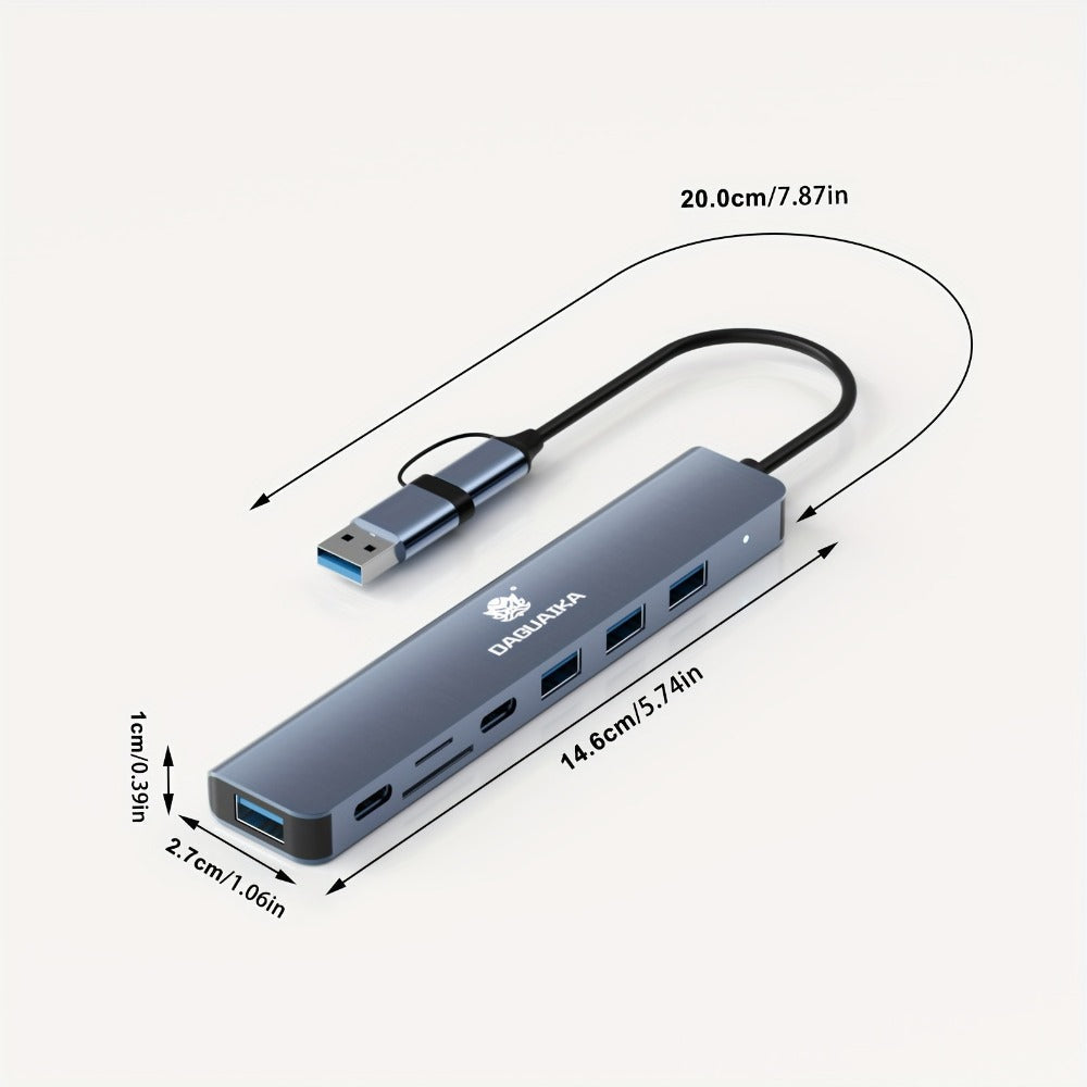 USB-C Hub Multiport Adapter with Audio Output, USB 3.0, USB 2.0, SD & TF Card Reader for an Everyday Personal Care Routine