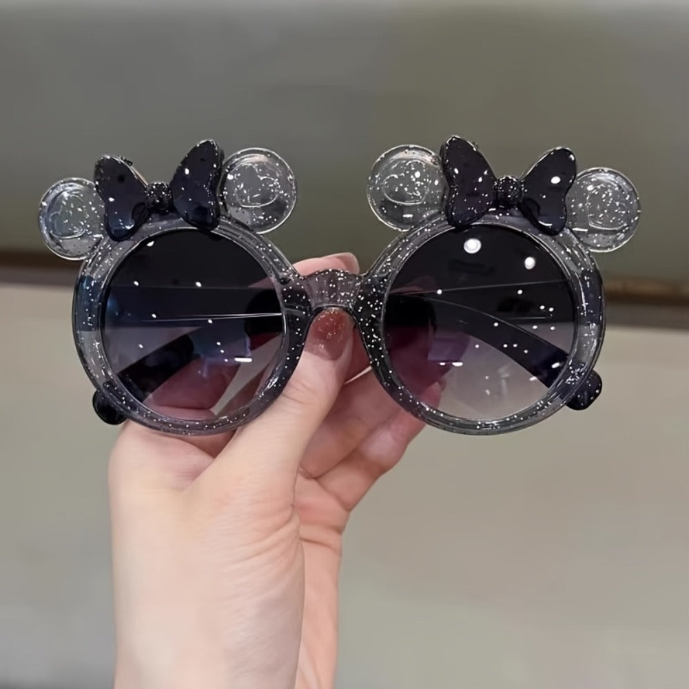 Fashion Accessories - Rhinestone Bow Glasses Lightweight Eyewear Stage Performance Photo Shoot - product detail view 6