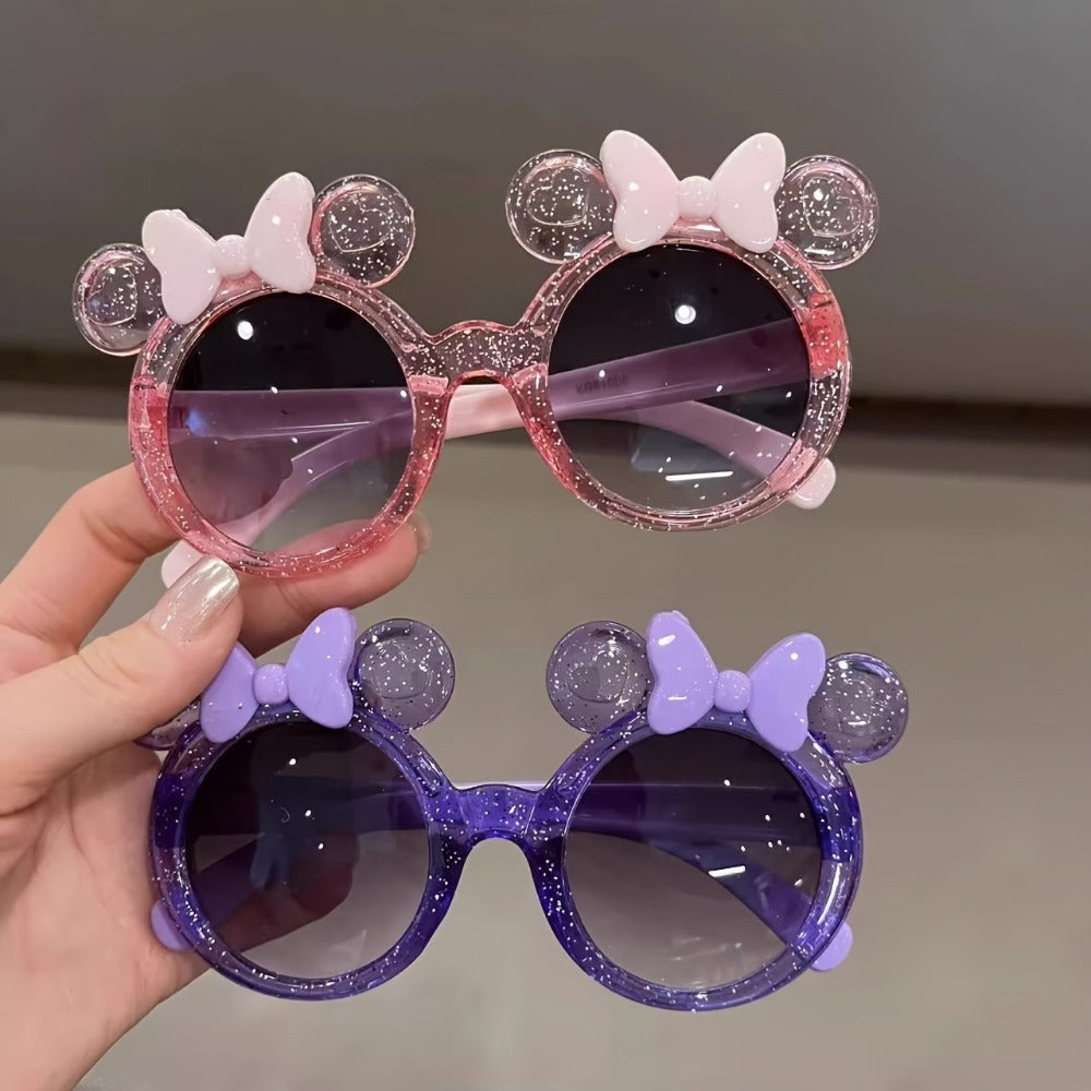 Fashion Accessories - Rhinestone Bow Glasses Lightweight Eyewear Stage Performance Photo Shoot - product detail view 8