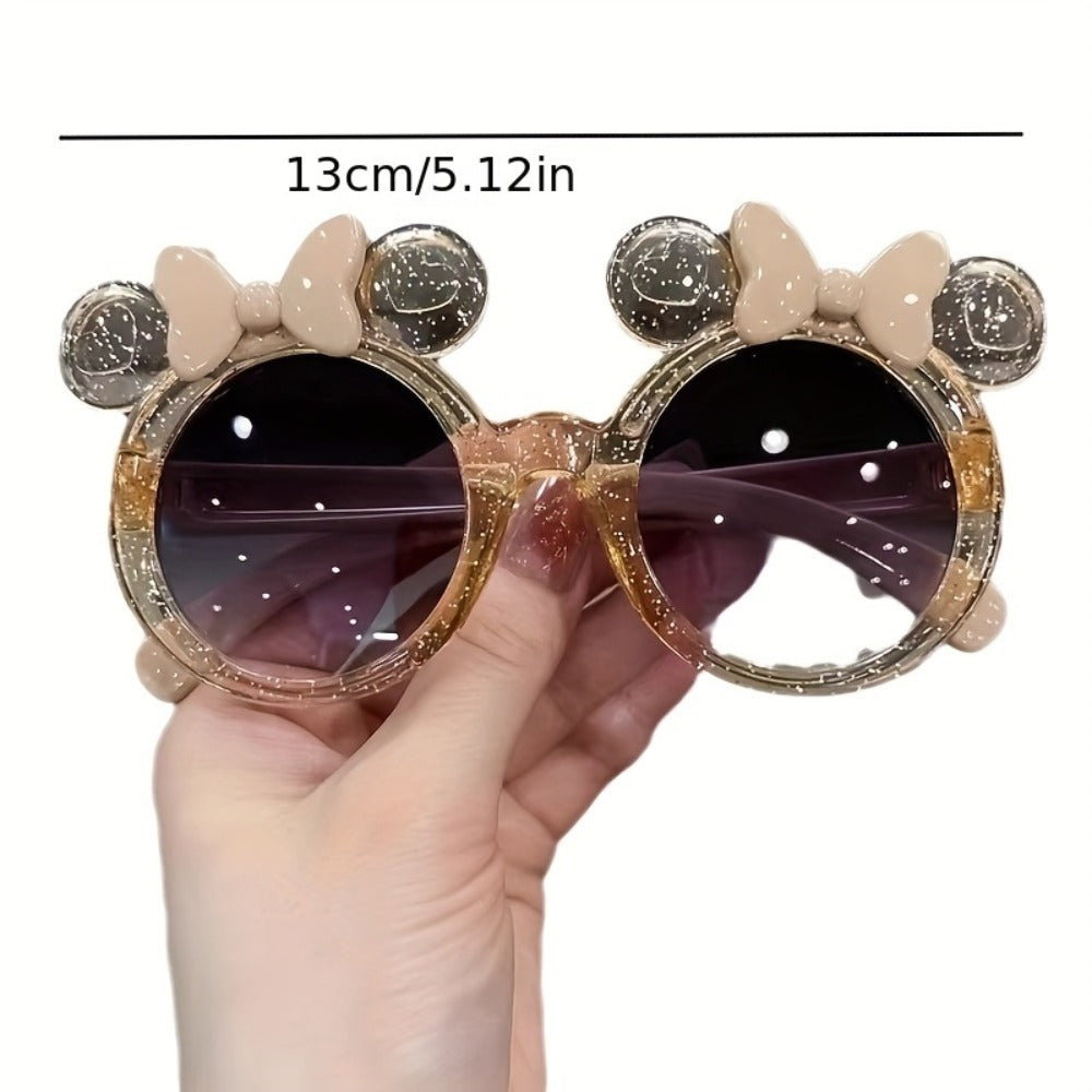 Fashion Accessories - Rhinestone Bow Glasses Lightweight Eyewear Stage Performance Photo Shoot - product detail view 12