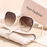 Beige frame + glasses pouch + glasses cloth