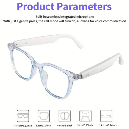 Fashion Sunglasses - Bluetooth Glasses Smart Audio Photochromic Lenses Anti Blue Light - product detail view 5
