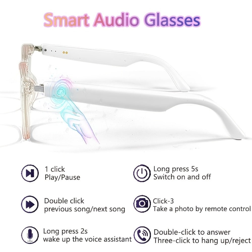 Fashion Sunglasses - Bluetooth Glasses Smart Audio Photochromic Lenses Anti Blue Light - product detail view 18