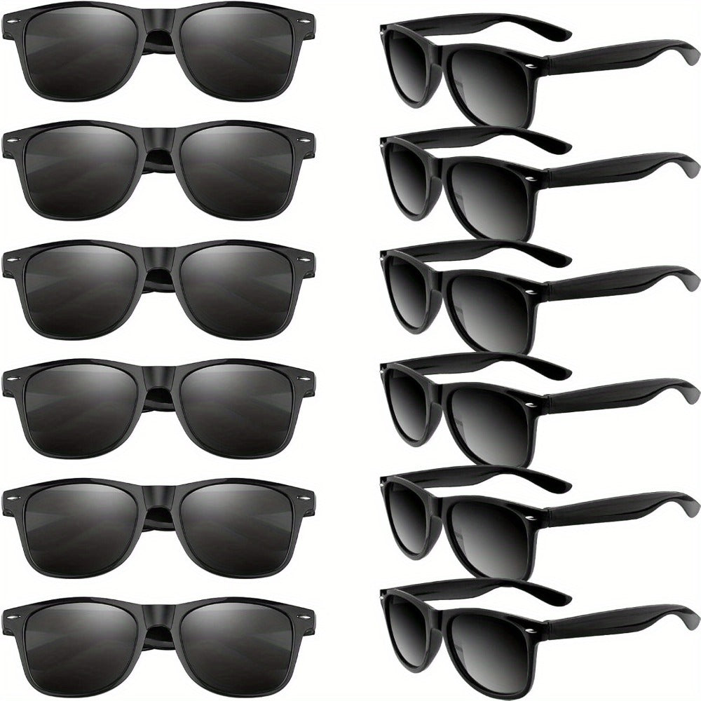 Fashion Sunglasses - Neon 12 Pack Bulk UV400 Polarized Favors - Colorful Shades for Beach Pool - product detail view 3