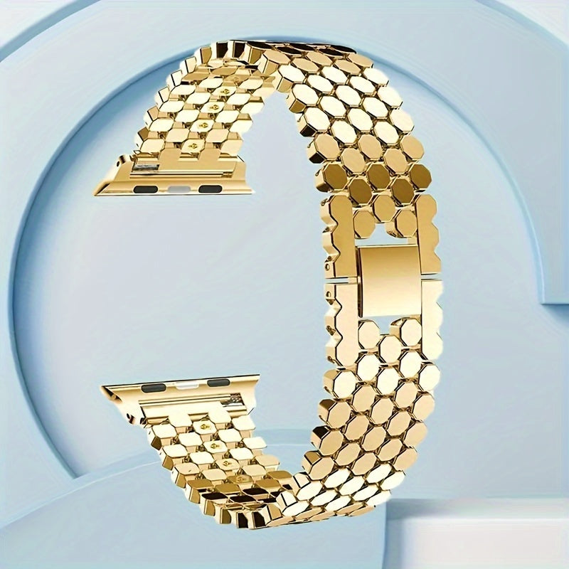 Fashion Watch - Apple Band Stainless Steel with Link Removal Tool Metal Push-Button Clasp - product detail view 15