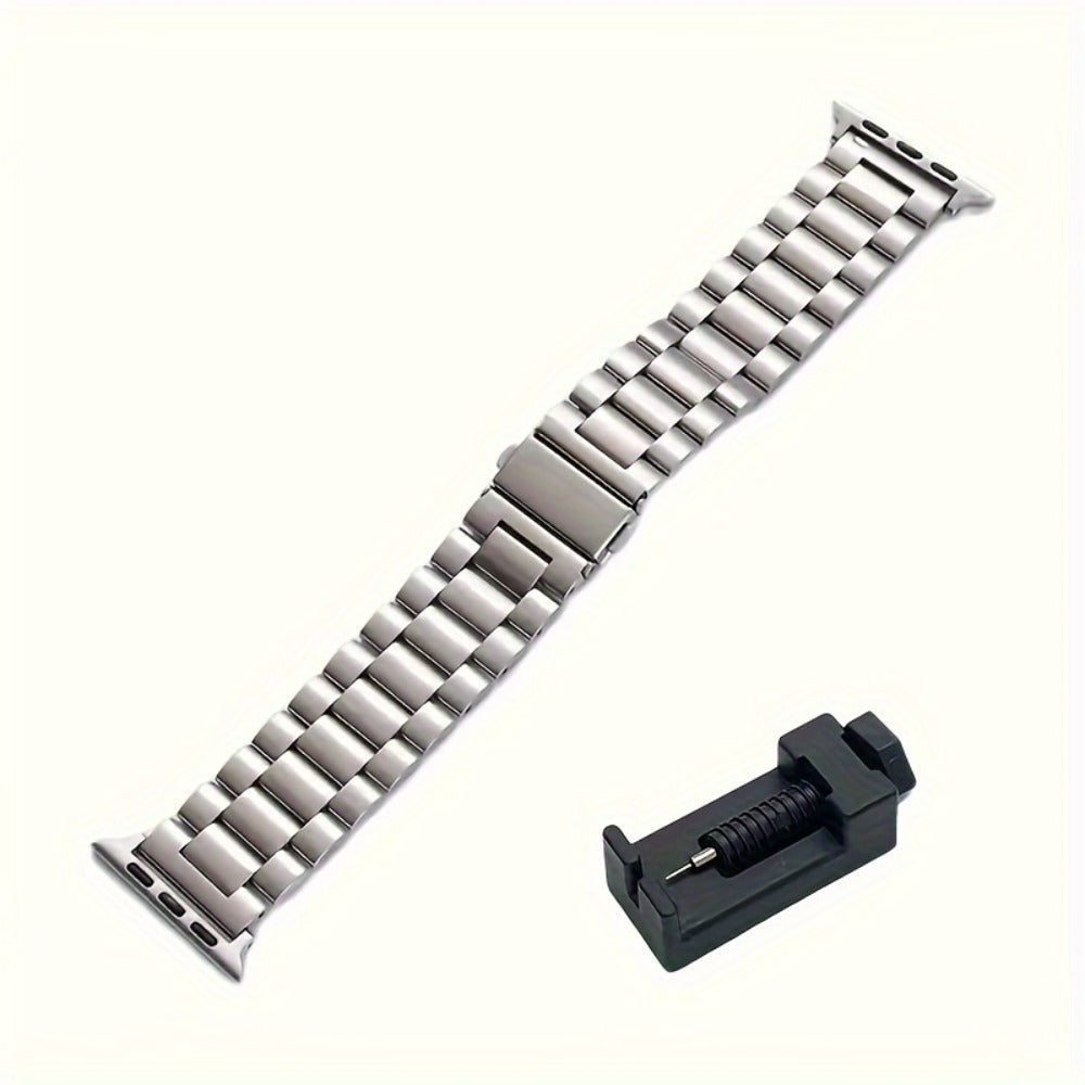 Fashion Watch - Apple Band Stainless Steel with Remover Tool - Compatible with Apple Ultra - product detail view 7