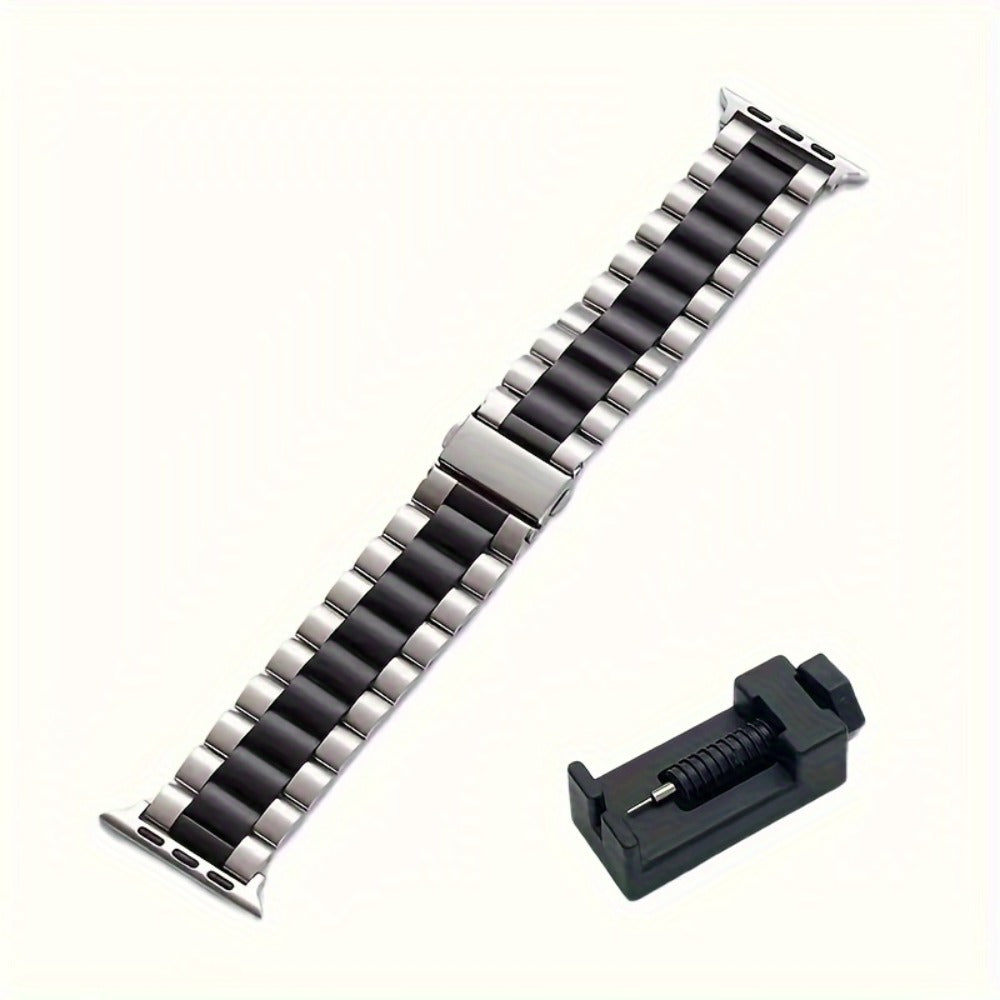 Fashion Watch - Apple Band Stainless Steel with Remover Tool - Compatible with Apple Ultra - product detail view 8