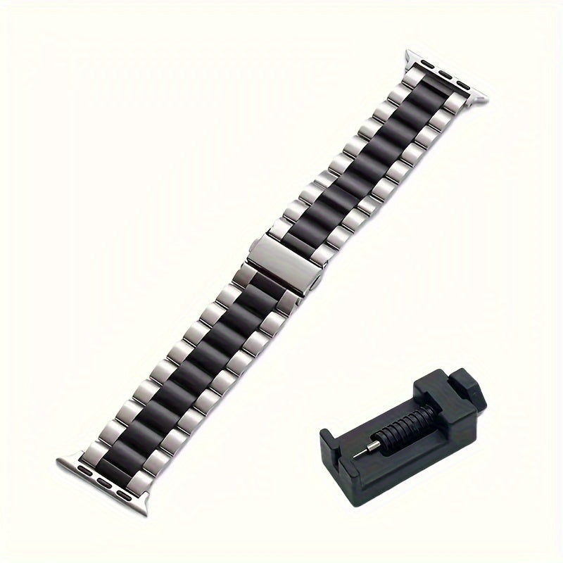 Fashion Watch - Apple Band Stainless Steel with Remover Tool - Compatible with Apple Ultra - product detail view 26
