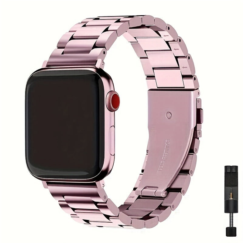 Fashion Watch - Apple Band Stainless Steel with Remover Tool - Compatible with Apple Ultra - product detail view 27