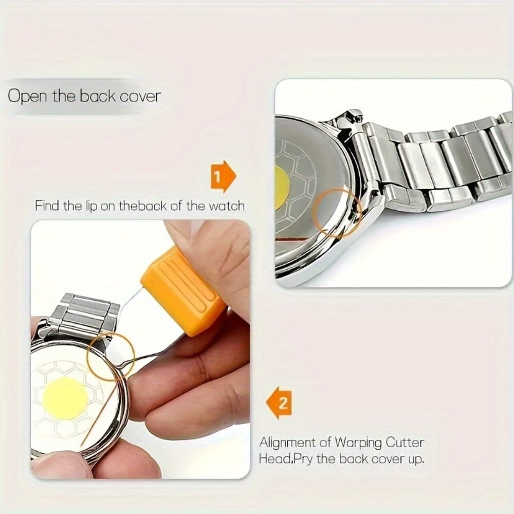 Fashion Watch - Repair Kit 168pcs Professional Watchmaker Tool Set with Case Opener - product detail view 9