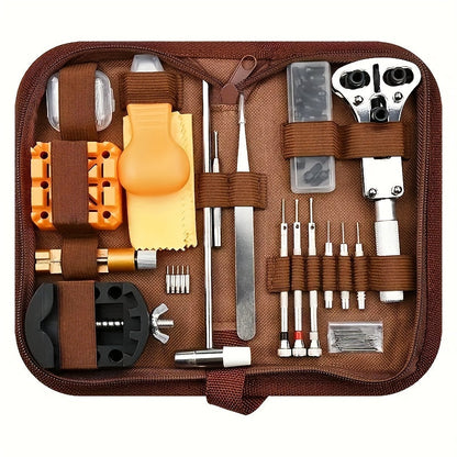 Fashion Watch - Repair Kit 168pcs Professional Watchmaker Tool Set with Case Opener - product detail view 10