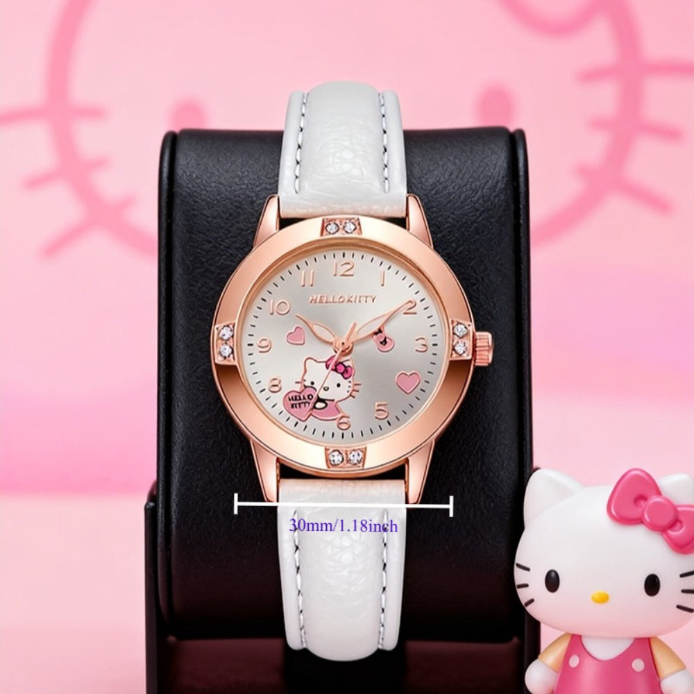 Fashion Watch - Sanrio Themed Watches Set of 5 Cartoon Cute Kids Wrist Pack Favor Gift - product detail view 3