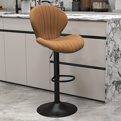 Bar Stool shown in the Brown, Set Of 1 option