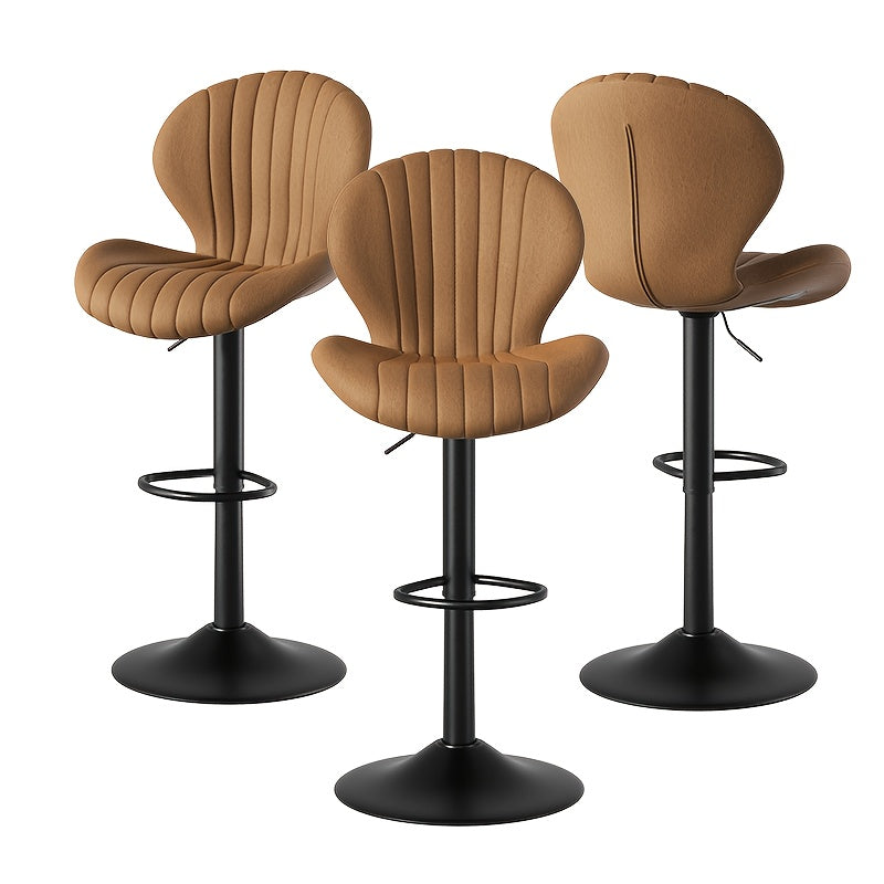 Bar Stool shown in the Brown, set of 3pcs option