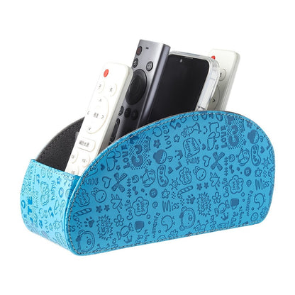 Faux Leather Desktop Organizer with Remote Control and Multiple Color Options detail image - detail view 5