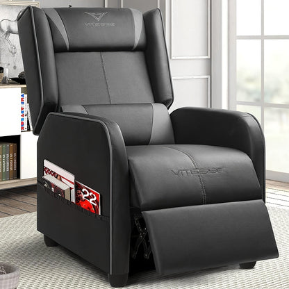Gaming Recliner Chair shown in the Gray option