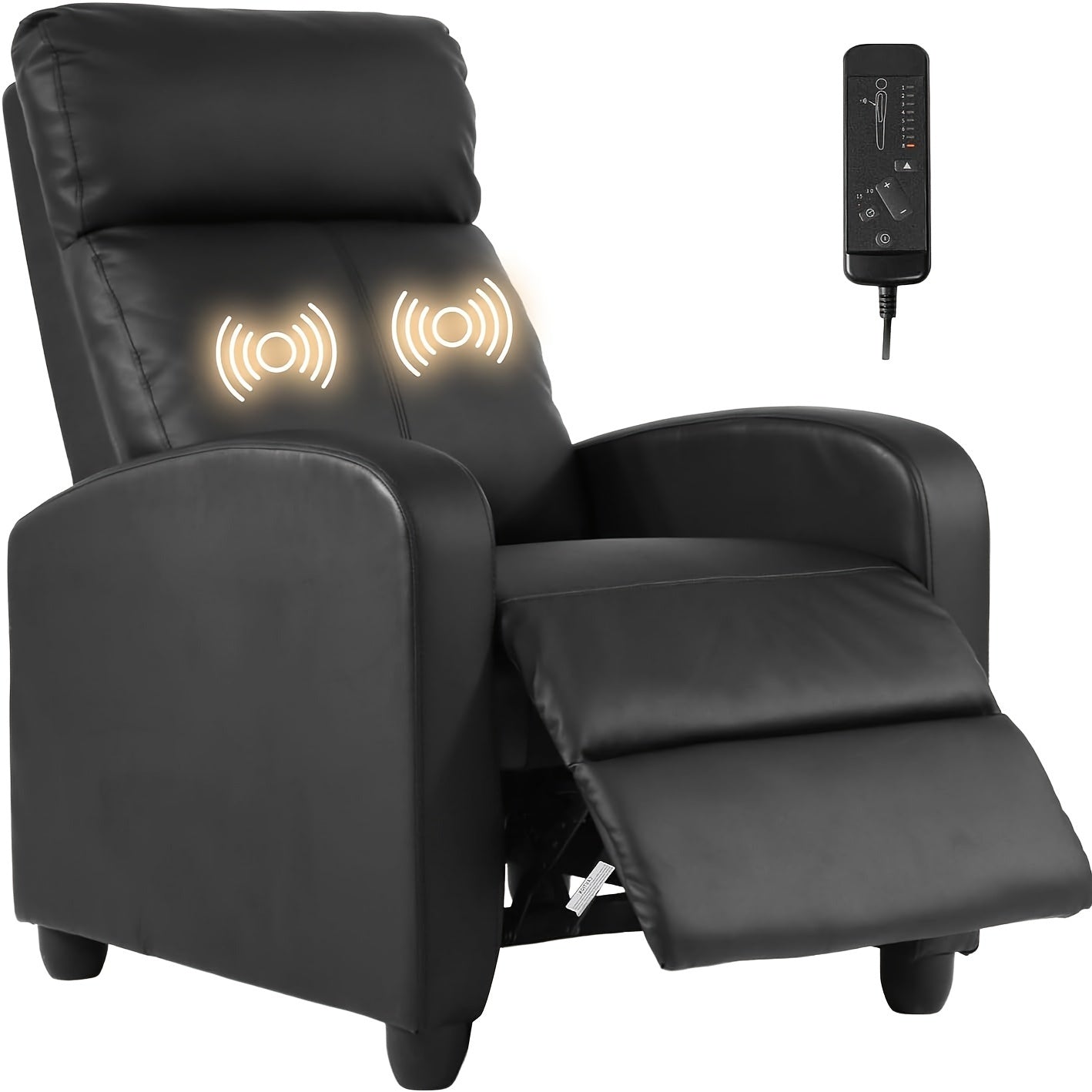 Recliner Chair shown in the Black option