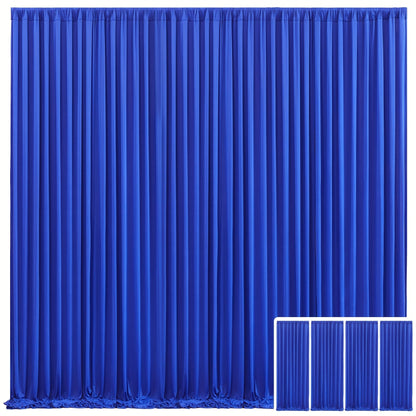 Elegant Fabric Backdrop Curtains 4pcs with Poles 59x85in Non-Transparent Wrinkle-Free Party Photo for an Everyday Personal Care Routine