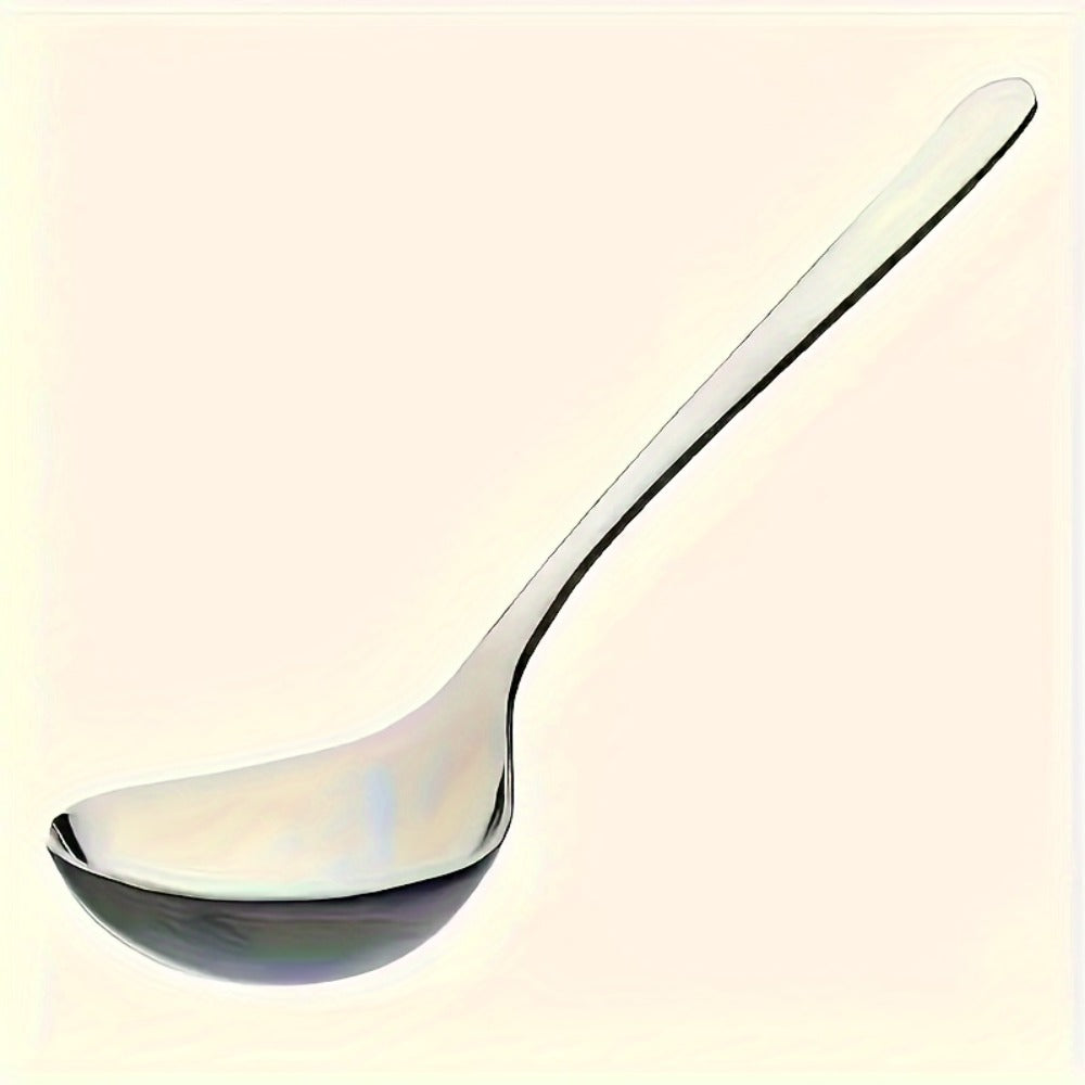 Kitchen Utensils Long-Handle 304 Stainless Steel Soup Spoon Set in 4, 8 or 12 Piece Packs for Serving