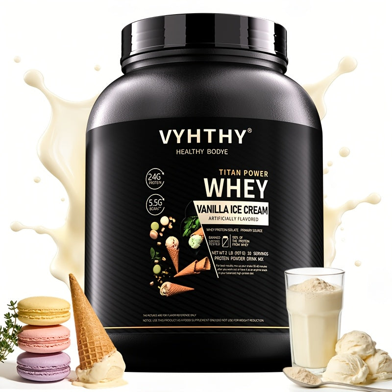 Whey Protein Powder Isolated & Hydrolyzed Blend with BCAAs, Low Carb Sports Nutrition Shake for Women