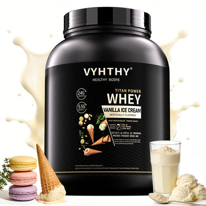 Whey Protein Powder Isolated & Hydrolyzed Blend with BCAAs, Low Carb Sports Nutrition Shake for Women