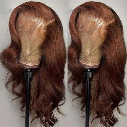 Synthetic Wig Glueless Lace Front Body Wave, in 26- and 34-Inch Options for Parties with Model-Specific Color, Length and Cap Options