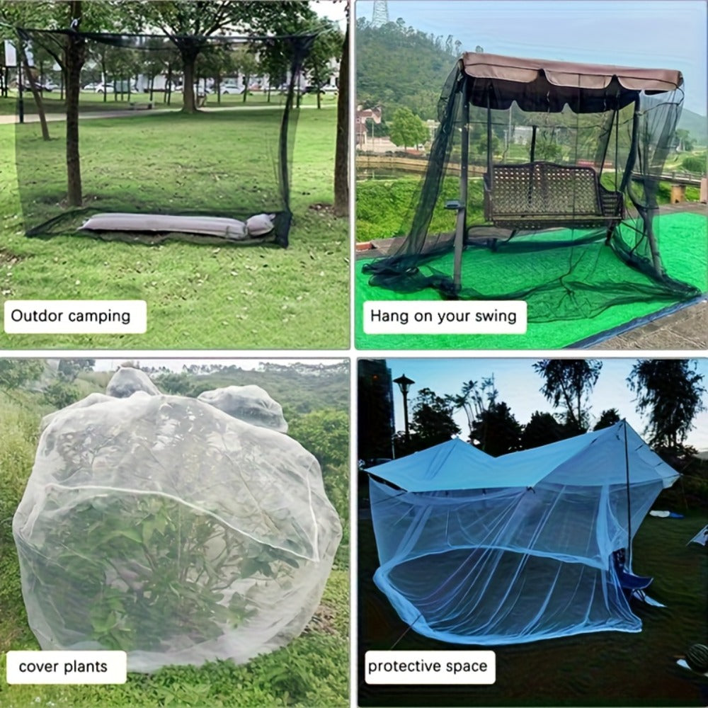 Bed Canopy Mosquito Net – Princess Canopy for Beds with Curtains, Sheer Bed Drapes for Indoor Outdoor Use