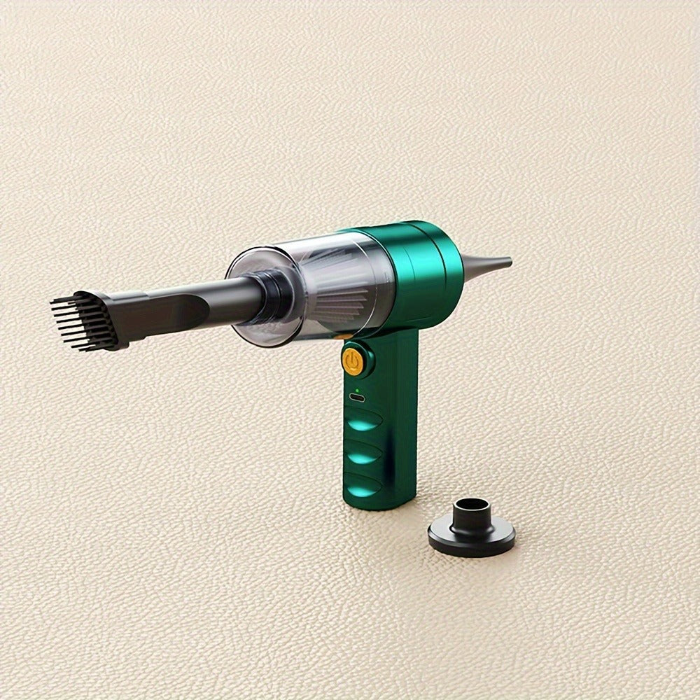 Mini Handheld Vacuum Cordless 4-in-1 Rechargeable, Portable Car Vacuum Cleaner & Air Blower & Hand Pump