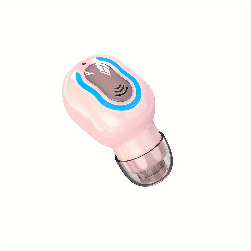 Mini Invisible Wireless Earphone Long Standby Condenser Microphone In-Ear Sport for Bedside Audio, Alarms and Room Entertainment
