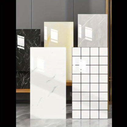 Peel and Stick Wall Panels Marble Pattern Self-Adhesive PVC Wall Tiles Backsplash Stickers for Entryways, Bedrooms and Living Spaces